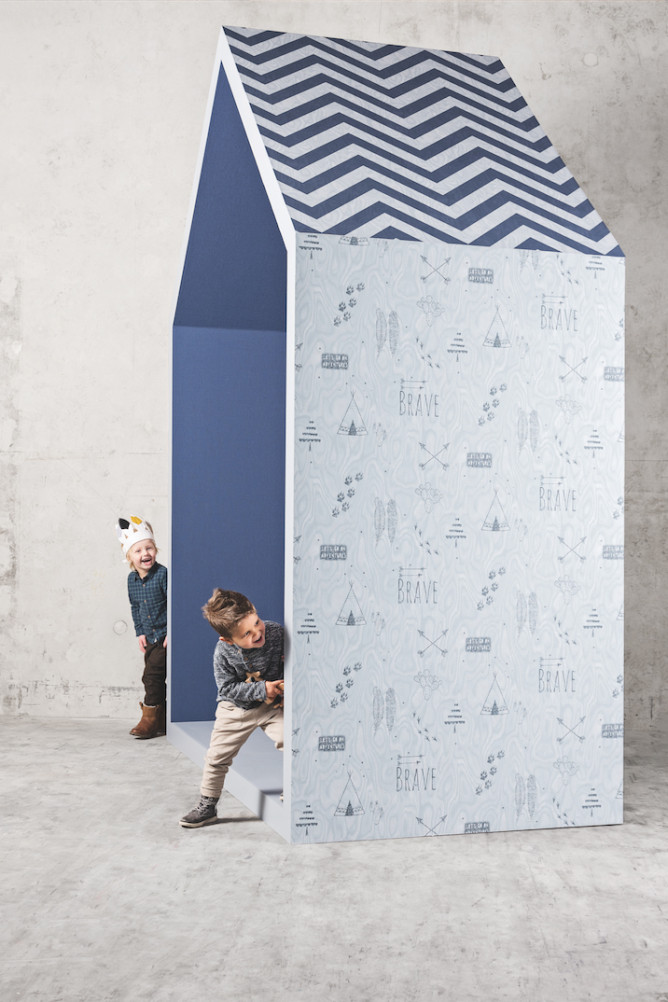 Обои BN International SmallTalk 219202 фото в интерьере